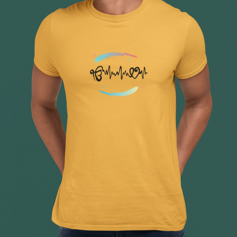 Ik Onkar Vibe - Men's Fitted Muscle Short Sleeve T-shirt